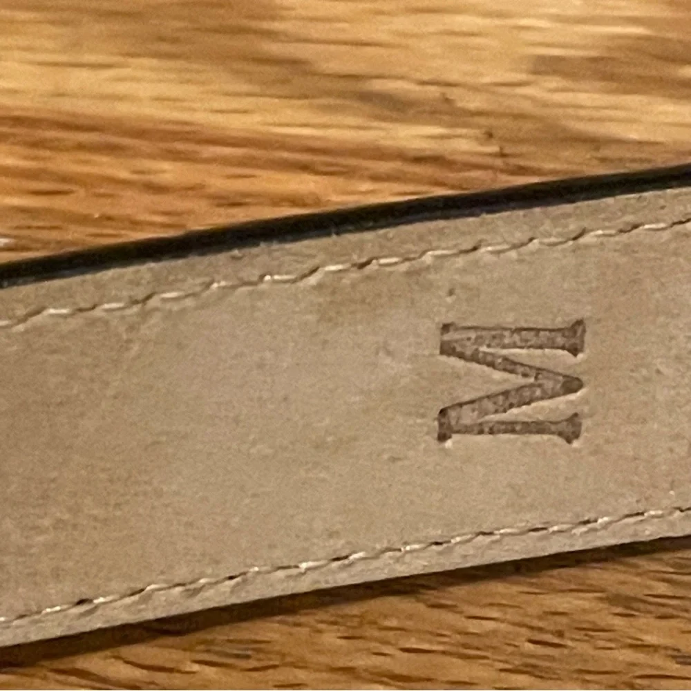 Nordstrom Italian Calfskin Leather Woman’s Belt Size M Made in USA Never Worn - Picture 12 of 16